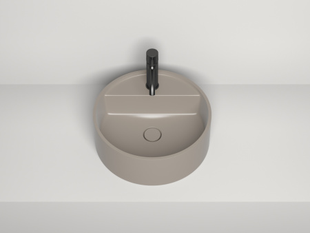 Раковина из искусственного камня S-Stone Salini ARMONIA 130126M 50х50 накладная цвет белый без отверстий под смеситель